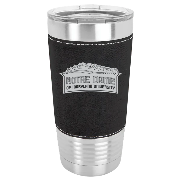 Notre Dame of Maryland University Polar Camel 20 oz. Leatherette Grip Tumbler with Standard Lid