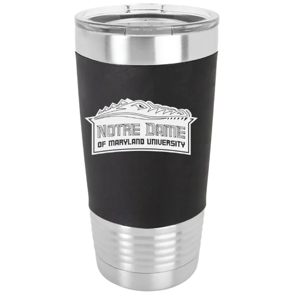 Notre Dame of Maryland University Polar Camel 20 oz. Silicone Grip Tumbler with Standard Lid