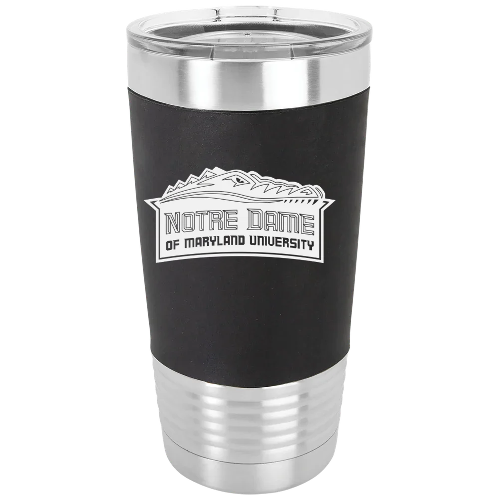 Notre Dame of Maryland University Polar Camel 20 oz. Silicone Grip Tumbler with Standard Lid