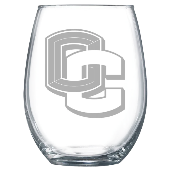 Oberlin College Polar Camel 15 oz. Stemless Wine Glass