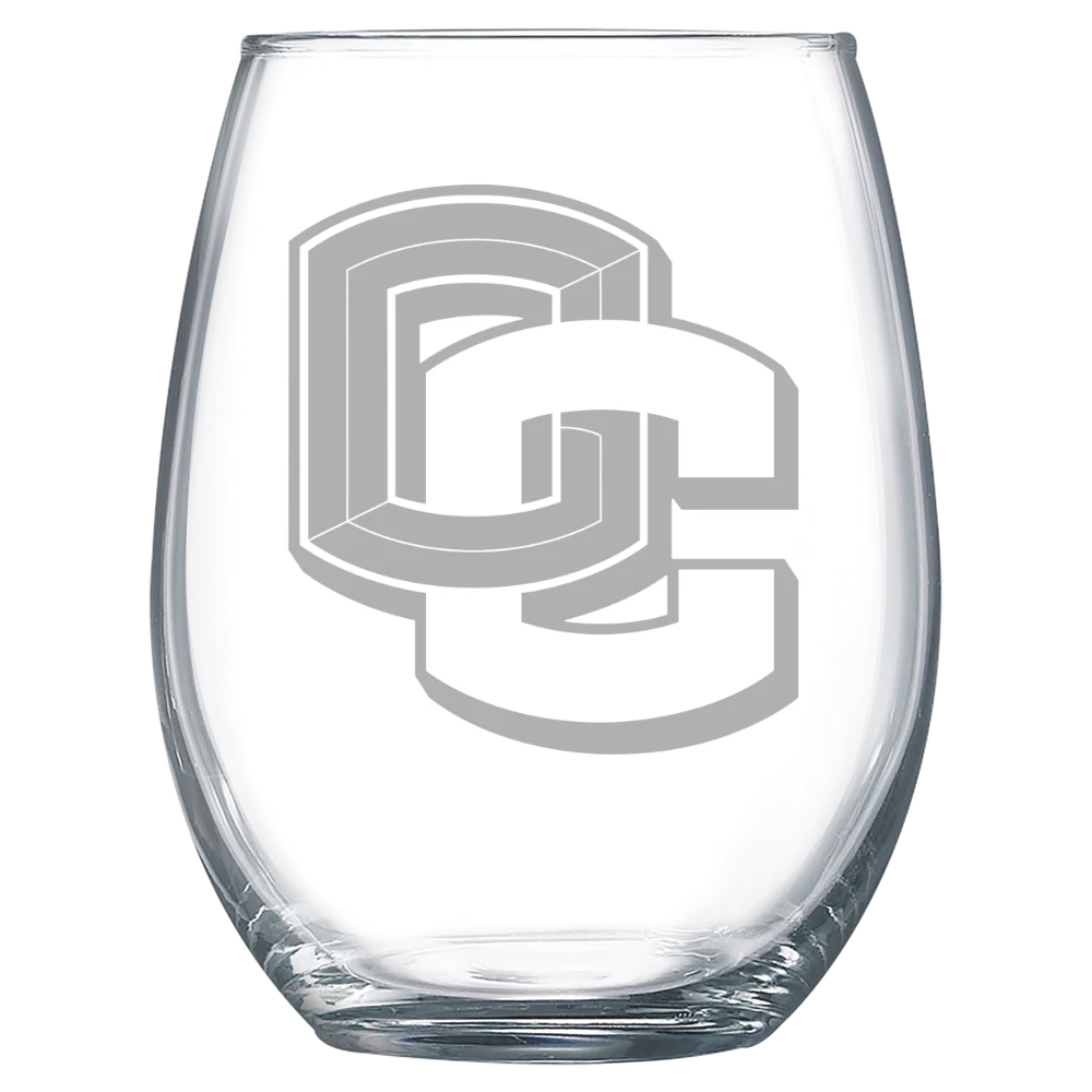 Oberlin College Polar Camel 15 oz. Stemless Wine Glass