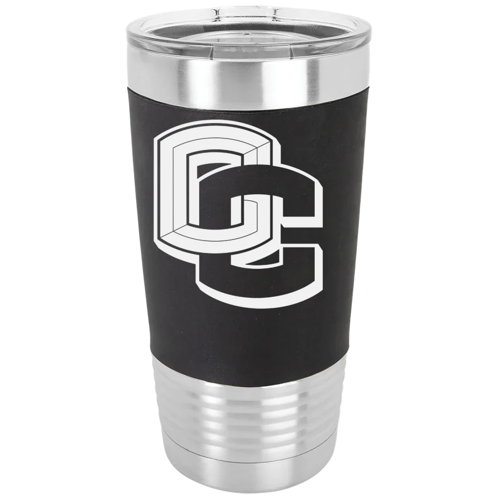 Oberlin College Polar Camel 20 oz. Silicone Grip Tumbler with Standard Lid