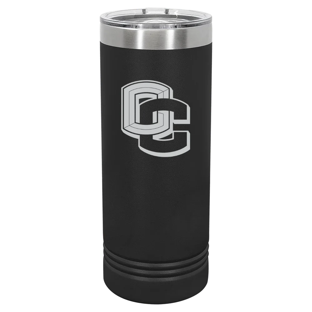 Oberlin College Polar Camel 22 oz. Skinny Tumbler with Slider Lid