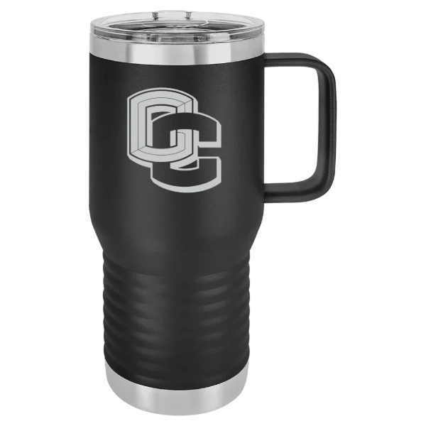 Oberlin College Polar Camel 20 oz. Travel Mug with Slider Lid