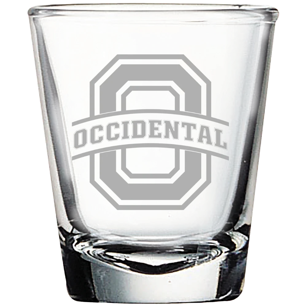 Occidental College Polar Camel 1.7 oz. Shot Glass