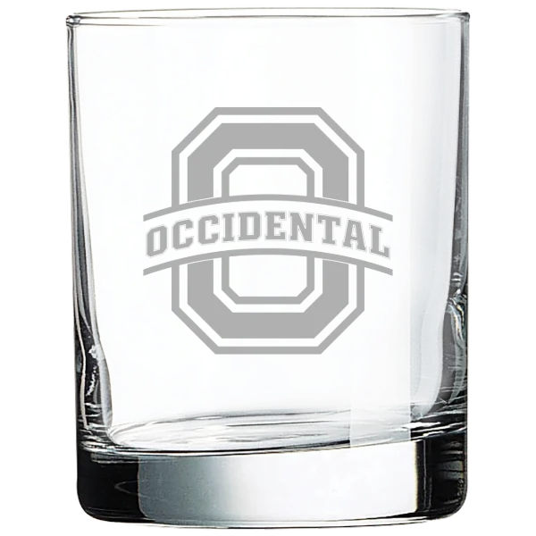 Occidental College Polar Camel 10 1/2 oz. On The Rocks Glass