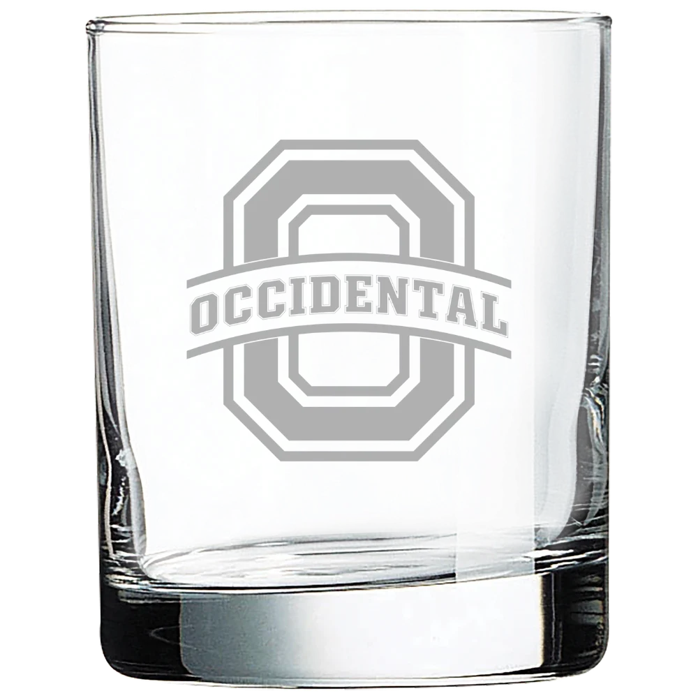 Occidental College Polar Camel 10 1/2 oz. On The Rocks Glass