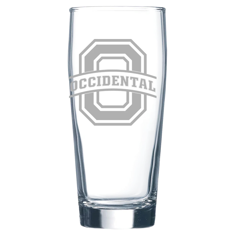 Occidental College Polar Camel 16 oz. Willi Becher Beer Glass