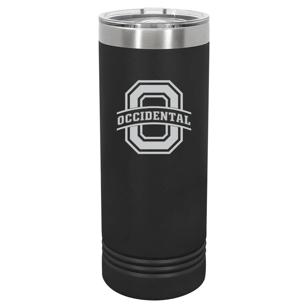 Occidental College Polar Camel 22 oz. Skinny Tumbler with Slider Lid