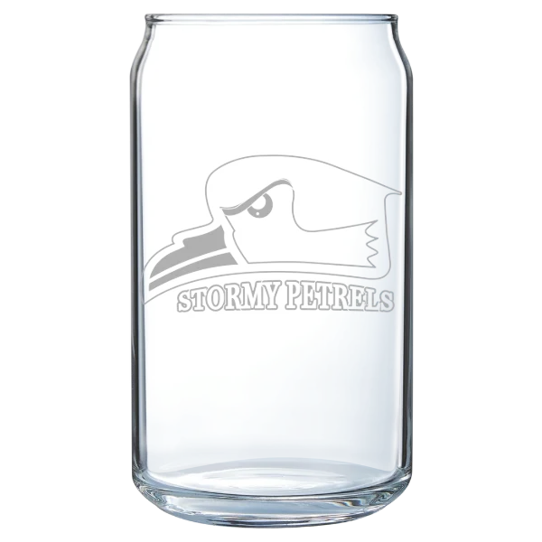 Oglethorpe University Polar Camel 16 oz. Can Glass