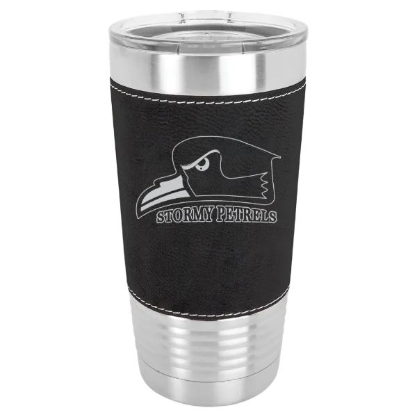 Oglethorpe University Polar Camel 20 oz. Leatherette Grip Tumbler with Standard Lid