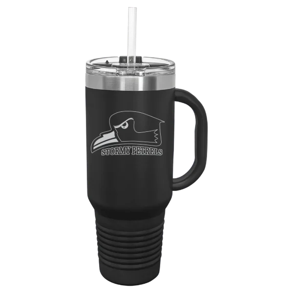 Oglethorpe University Polar Camel 40 oz. Travel Mug with Snap Lid & Straw