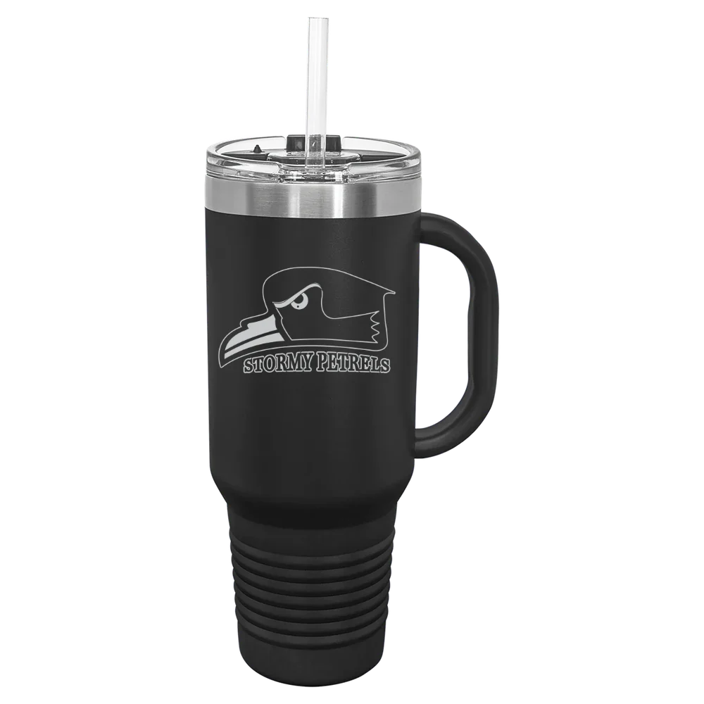 Oglethorpe University Polar Camel 40 oz. Travel Mug with Snap Lid & Straw