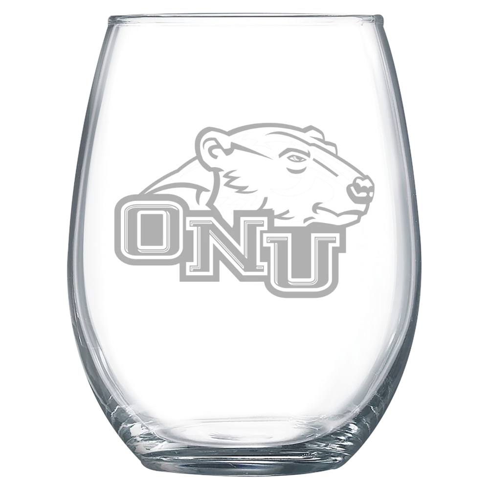 Ohio Northern University Polar Camel 15 oz. Stemless Wine Glass