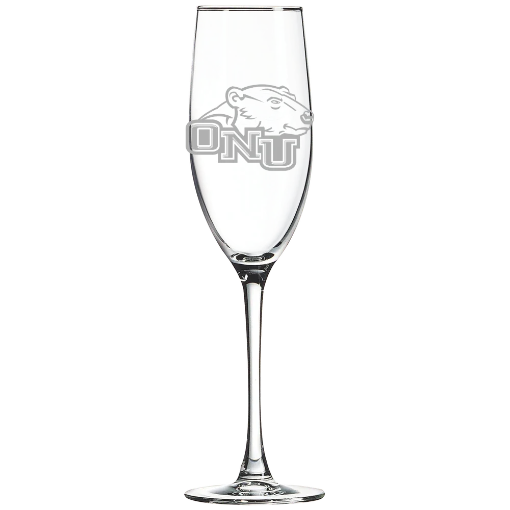 Ohio Northern University Polar Camel 8 oz. Champagne Flute