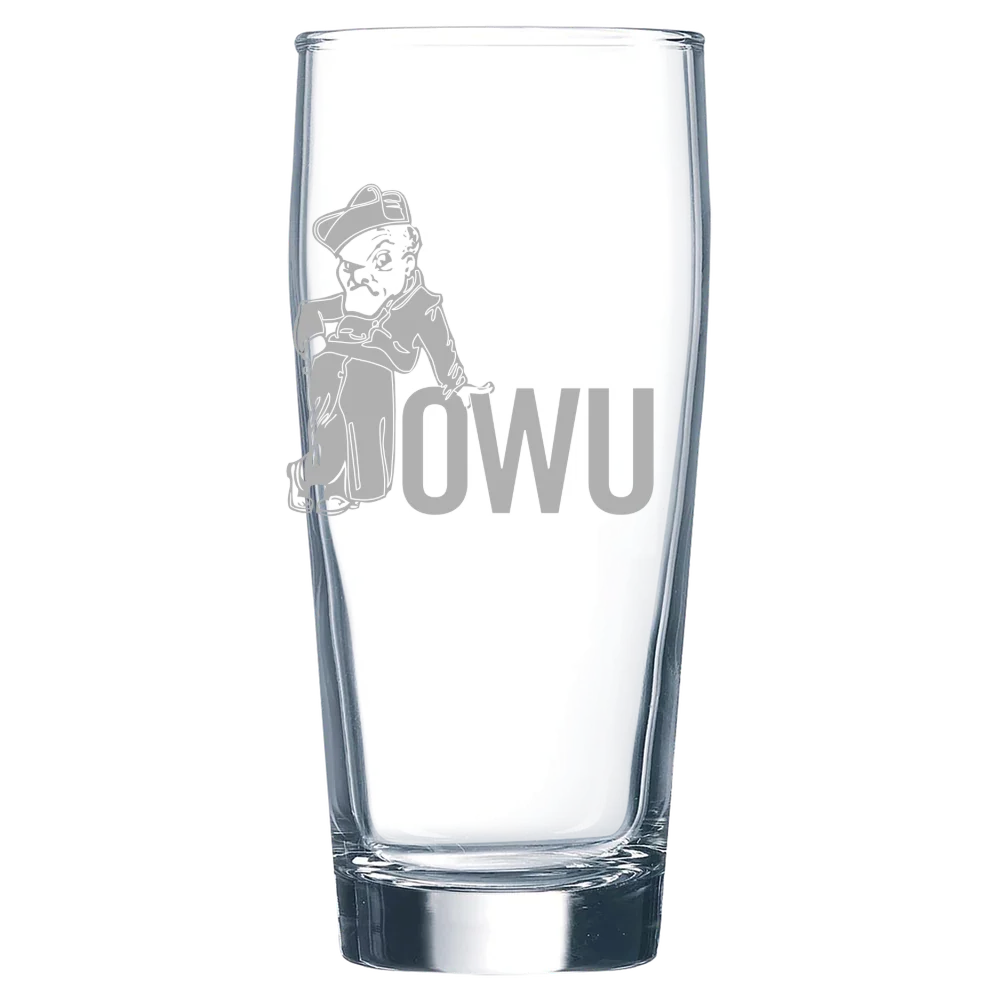 Ohio Wesleyan University Polar Camel 16 oz. Willi Becher Beer Glass