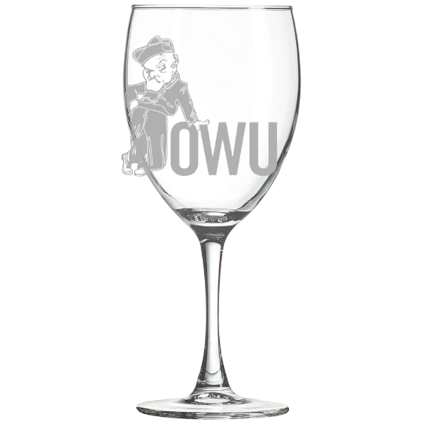 Ohio Wesleyan University Polar Camel 10 1/2 oz. Wine Glass