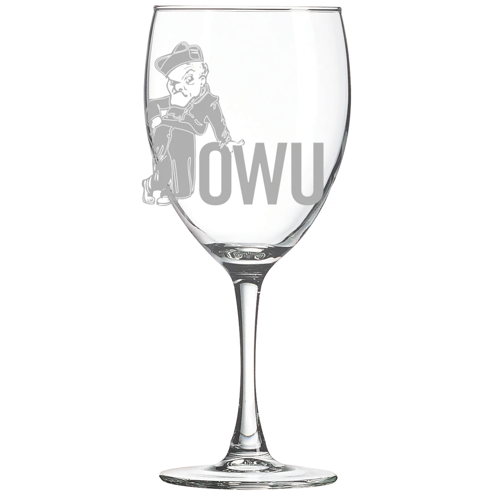 Ohio Wesleyan University Polar Camel 10 1/2 oz. Wine Glass