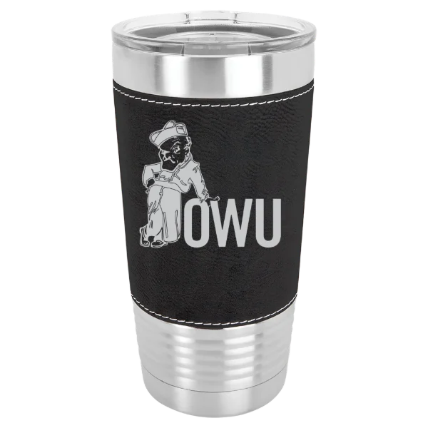Ohio Wesleyan University Polar Camel 20 oz. Leatherette Grip Tumbler with Standard Lid