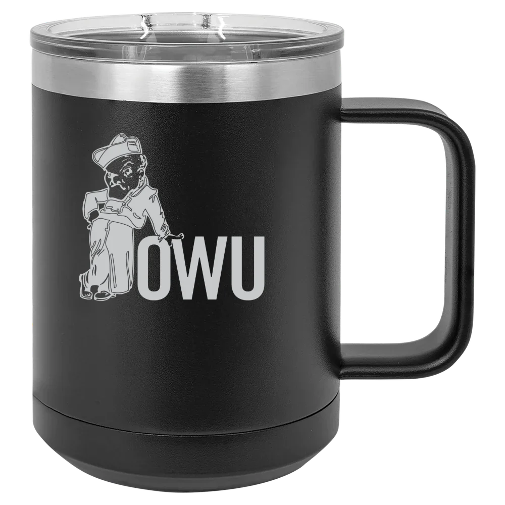 Ohio Wesleyan University Polar Camel 15 oz. Mug with Slider Lid