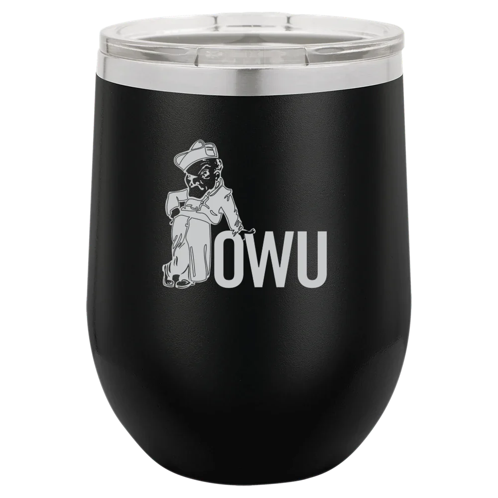 Ohio Wesleyan University Polar Camel 12 oz. Stemless Wine Tumbler