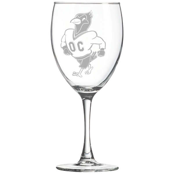 Otterbein University Polar Camel 10 1/2 oz. Wine Glass