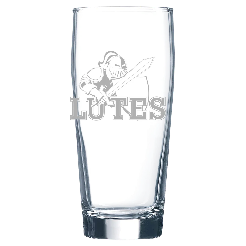 Pacific Lutheran University Polar Camel 16 oz. Willi Becher Beer Glass