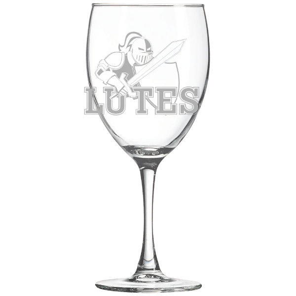 Pacific Lutheran University Polar Camel 10 1/2 oz. Wine Glass