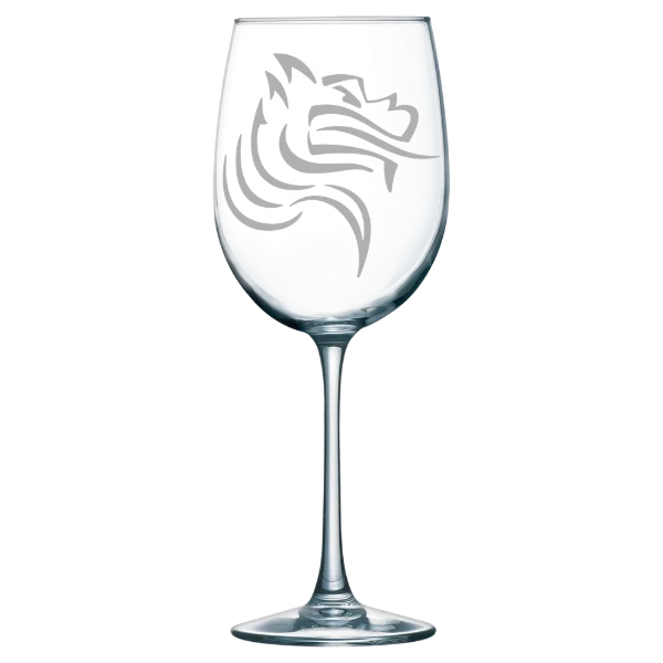 Pacific University (Oregon) Polar Camel 19 oz. Wine Glass