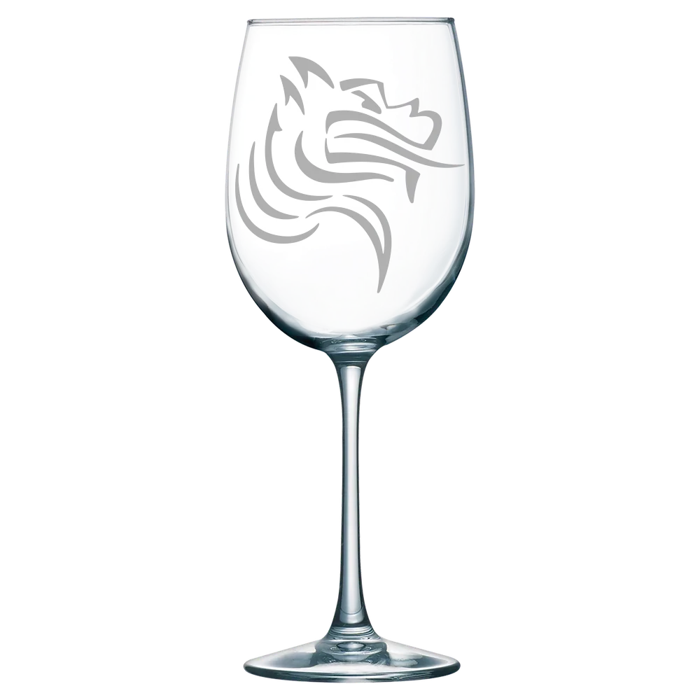 Pacific University (Oregon) Polar Camel 19 oz. Wine Glass
