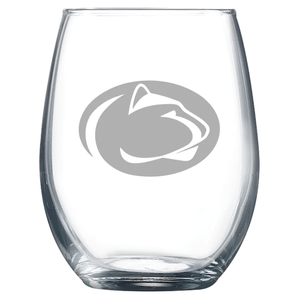 Penn State Harrisburg Polar Camel 9 oz. Stemless Wine Glass