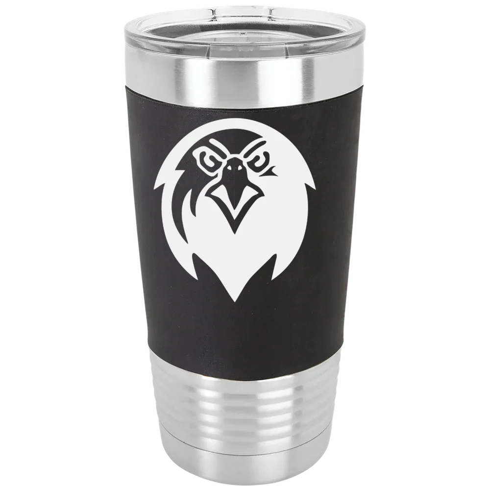Pfeiffer University Polar Camel 20 oz. Silicone Grip Tumbler with Standard Lid