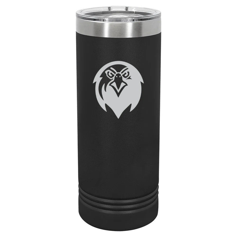 Pfeiffer University Polar Camel 22 oz. Skinny Tumbler with Slider Lid