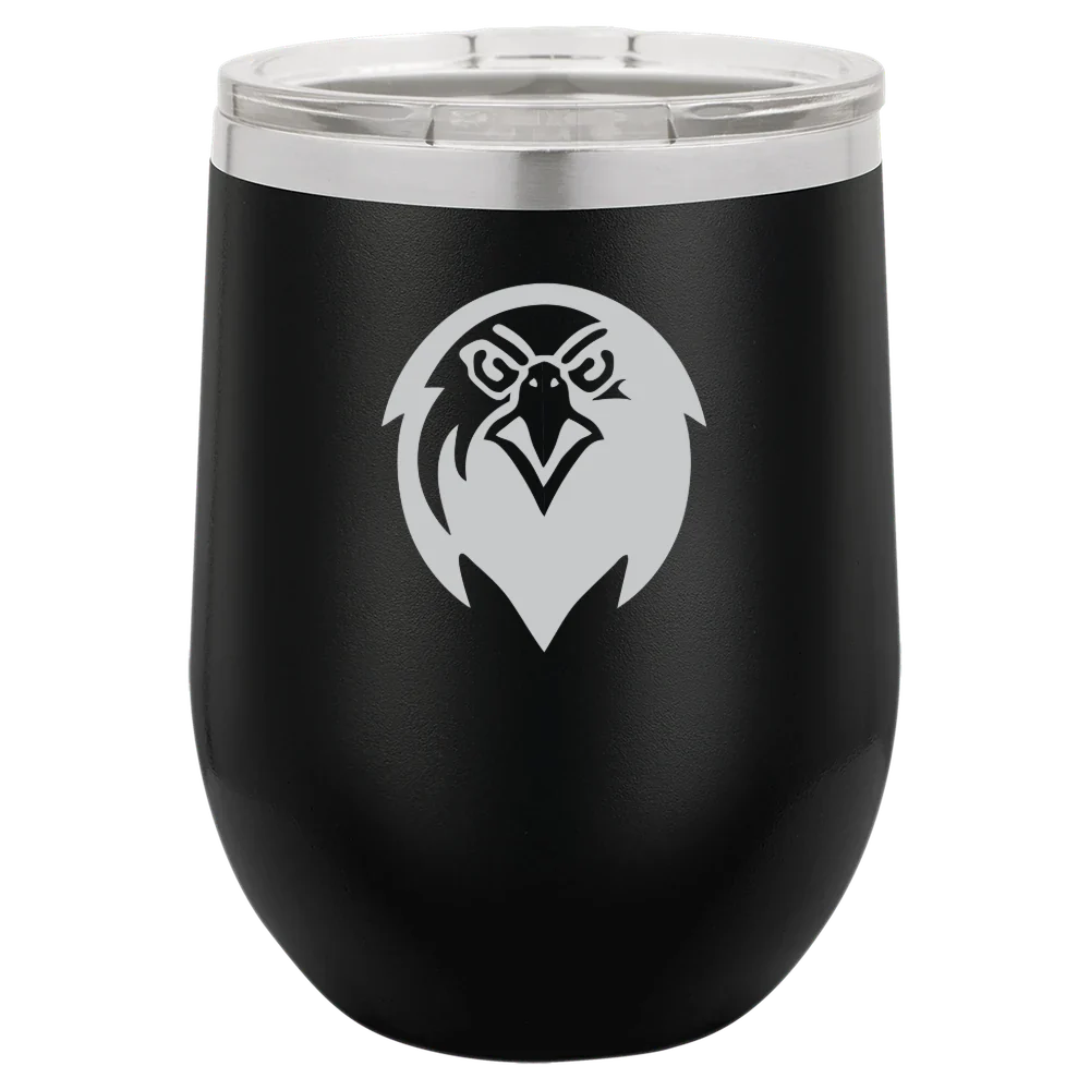 Pfeiffer University Polar Camel 12 oz. Stemless Wine Tumbler