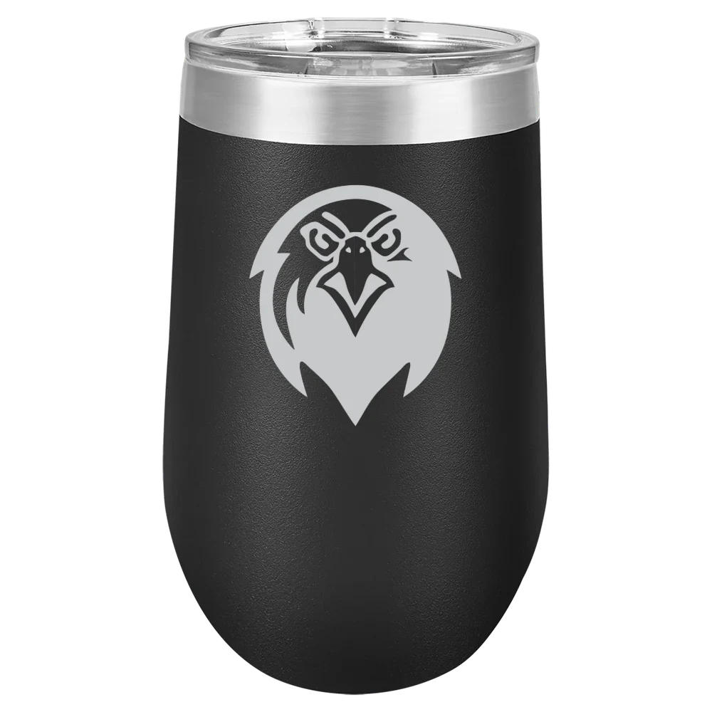 Pfeiffer University Polar Camel 16 oz. Stemless Wine Tumbler