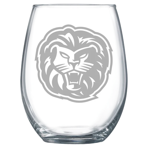 Piedmont University Polar Camel 15 oz. Stemless Wine Glass
