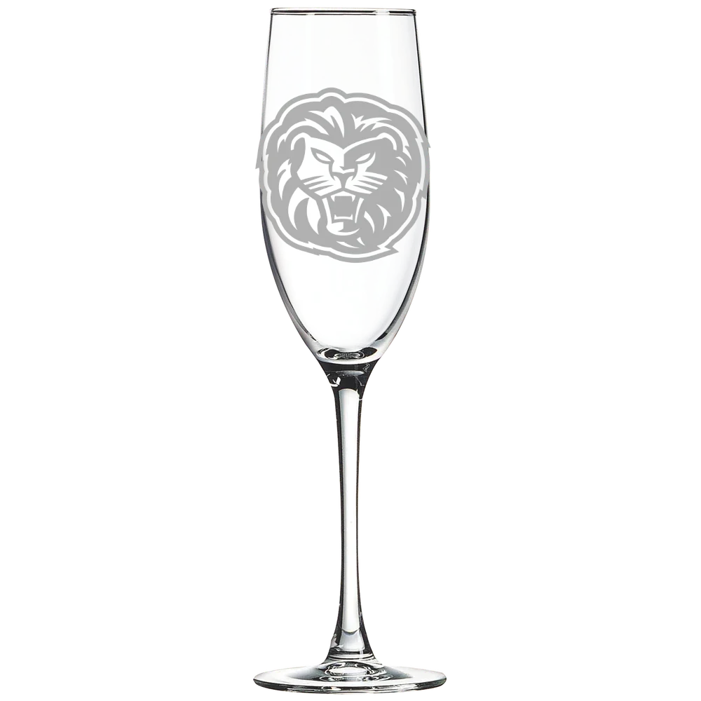 Piedmont University Polar Camel 8 oz. Champagne Flute