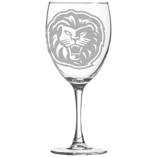 Piedmont University Polar Camel 10 1/2 oz. Wine Glass