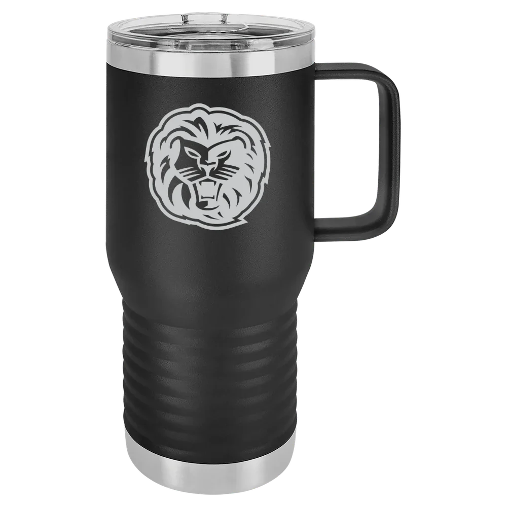 Piedmont University Polar Camel 20 oz. Travel Mug with Slider Lid