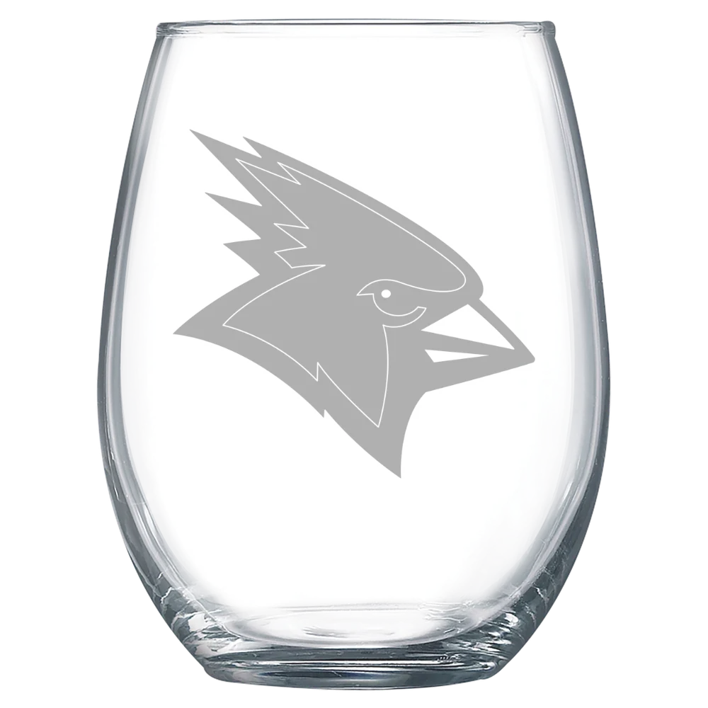 Plattsburgh State University of New York Polar Camel 15 oz. Stemless Wine Glass