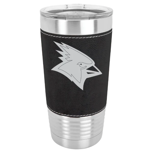Plattsburgh State University of New York Polar Camel 20 oz. Leatherette Grip Tumbler with Standard Lid