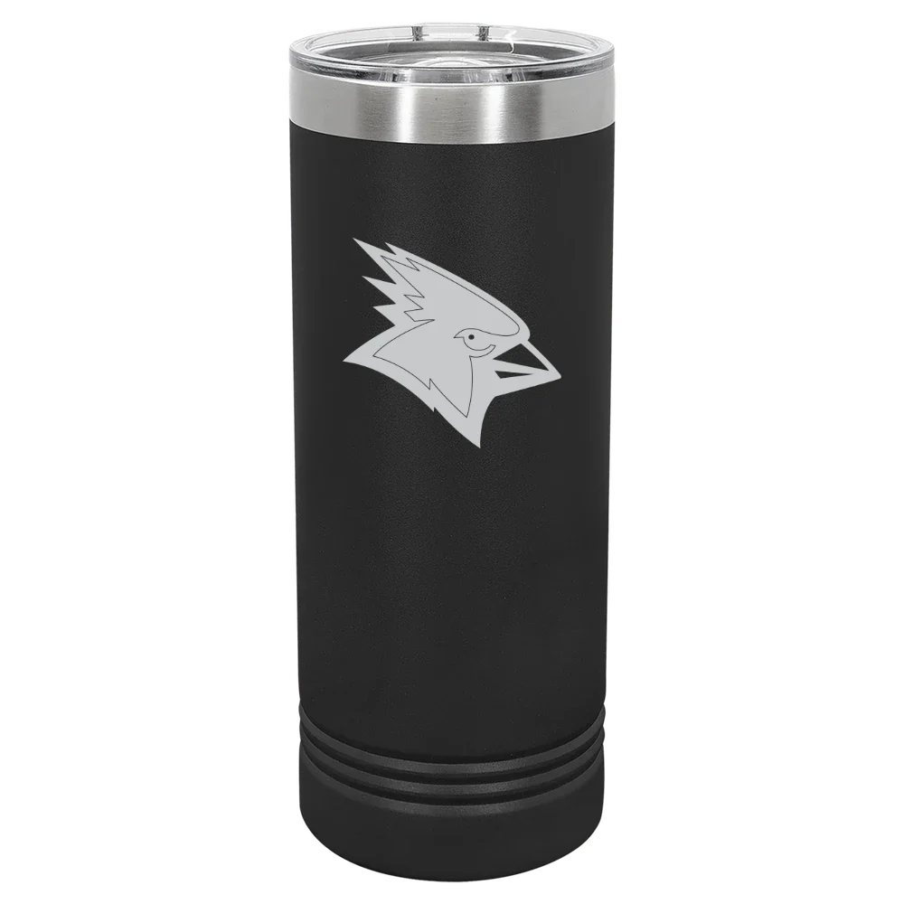 Plattsburgh State University of New York Polar Camel 22 oz. Skinny Tumbler with Slider Lid