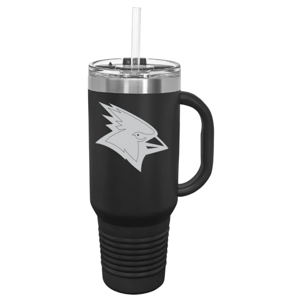 Plattsburgh State University of New York Polar Camel 40 oz. Travel Mug with Snap Lid & Straw