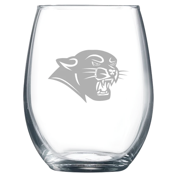 Plymouth State University Polar Camel 9 oz. Stemless Wine Glass