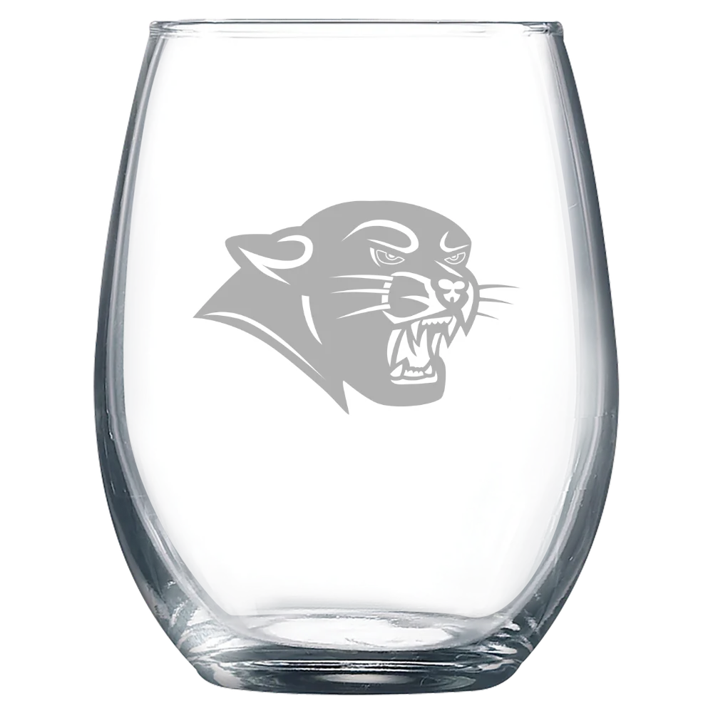 Plymouth State University Polar Camel 9 oz. Stemless Wine Glass