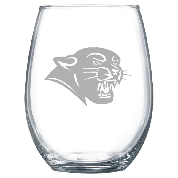 Plymouth State University Polar Camel 15 oz. Stemless Wine Glass
