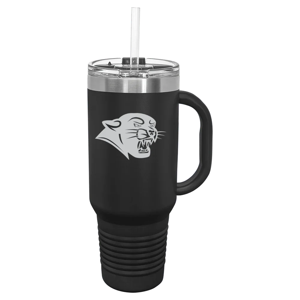 Plymouth State University Polar Camel 40 oz. Travel Mug with Snap Lid & Straw