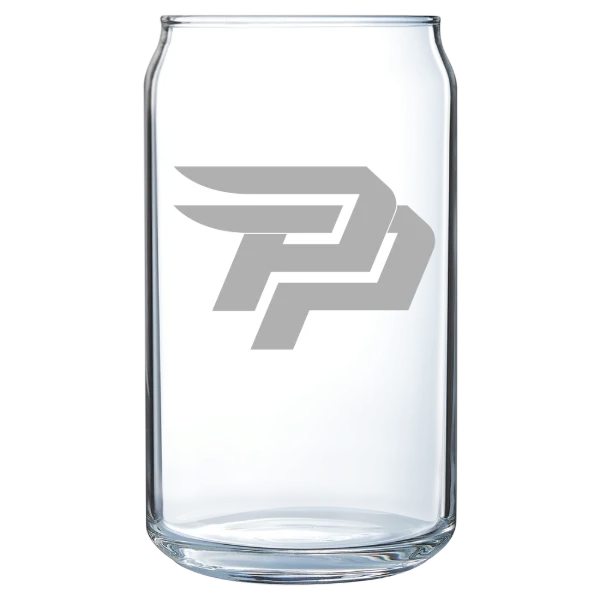 Pomona-Pitzer Colleges Polar Camel 16 oz. Can Glass