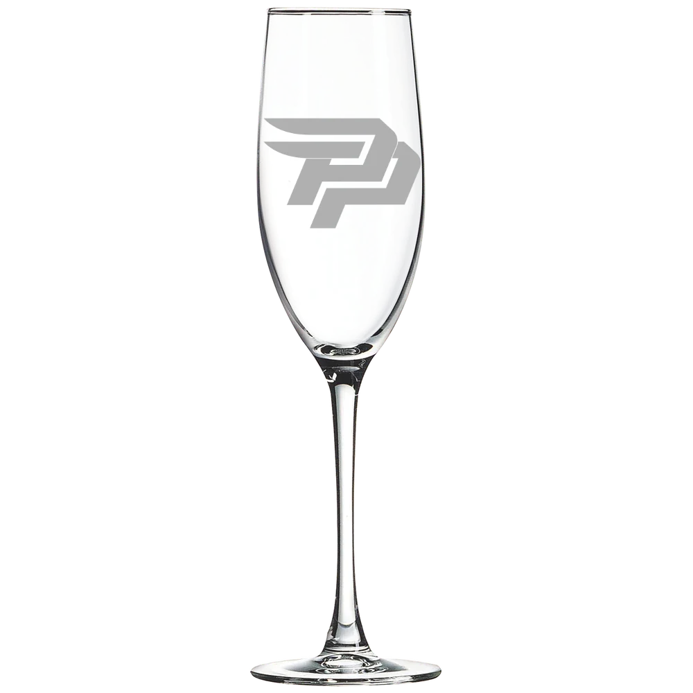 Pomona-Pitzer Colleges Polar Camel 8 oz. Champagne Flute