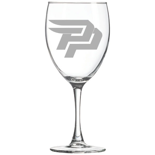 Pomona-Pitzer Colleges Polar Camel 10 1/2 oz. Wine Glass